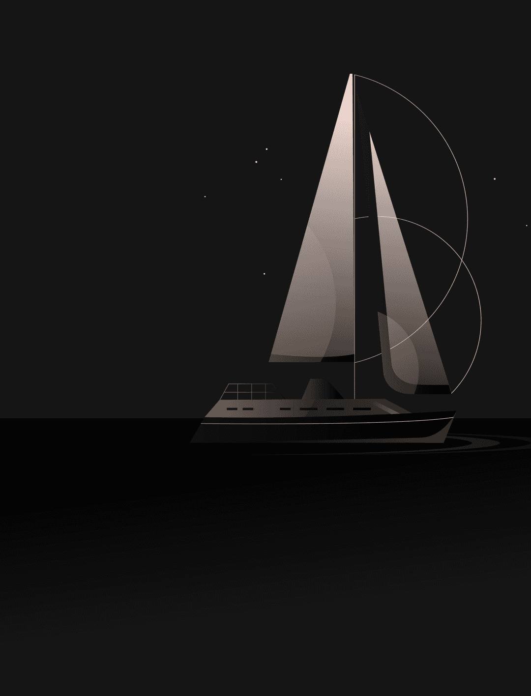 Illustration d'un bateau exprimant l'excellence en matière de conception numérique